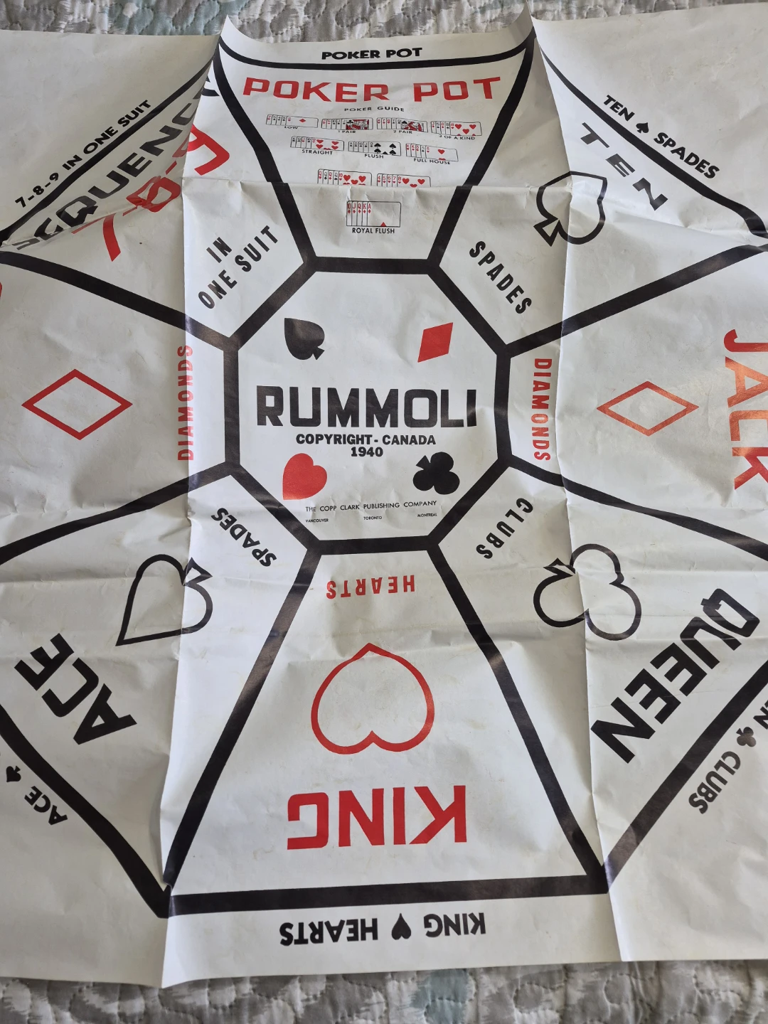 Large Table Size Rummoli Game - photo 5