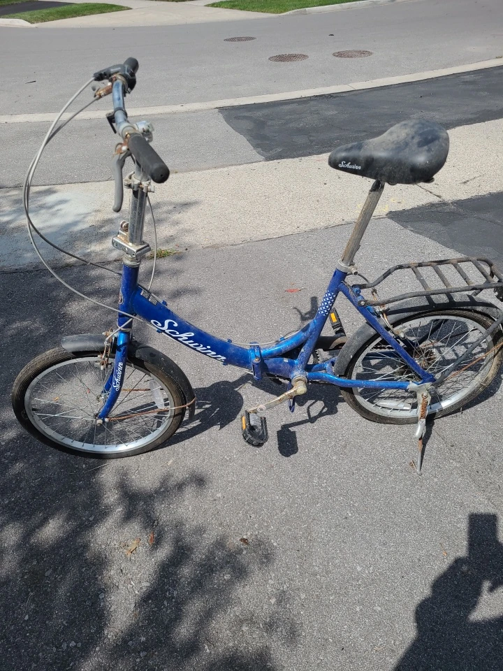 Schwinn Blue Folding Bicycle