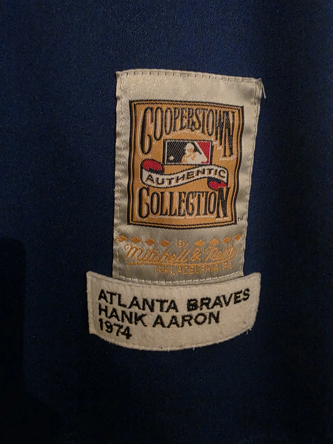 Mitchell & Ness Hank Aaron Atlanta Braves Jersey - photo 5