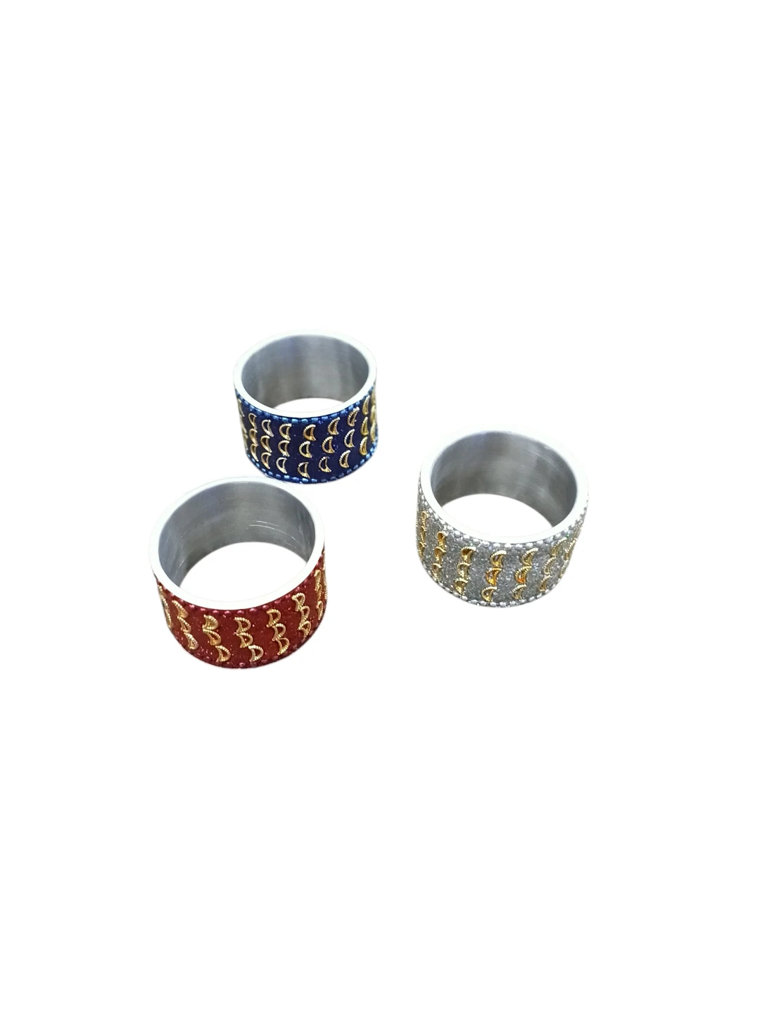 Handcrafted Beaded Napkin Rings – Set of 6 - photo 2