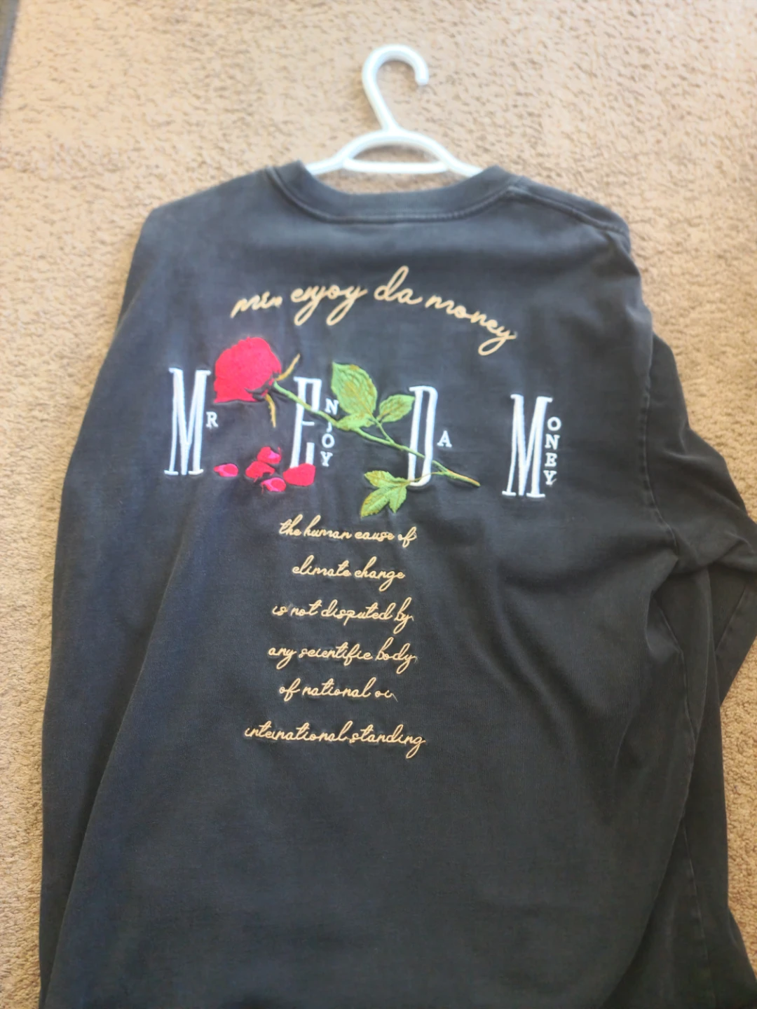 MR. ENJOY DA MONEY Long Sleeve T-Shirt - photo 2
