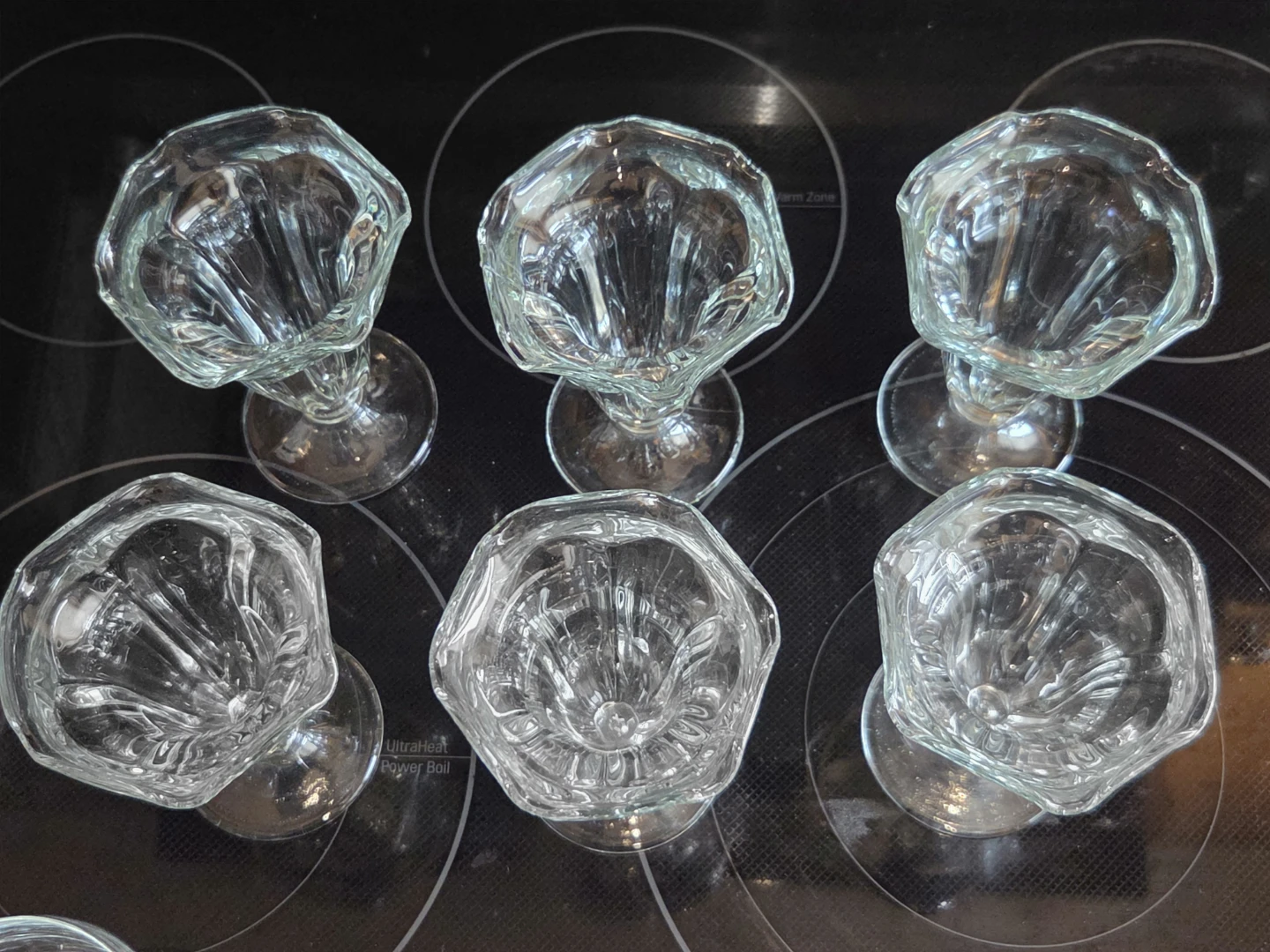 Set of 6 (plus 1) Vintage Glass Sundae Dishes - photo 5