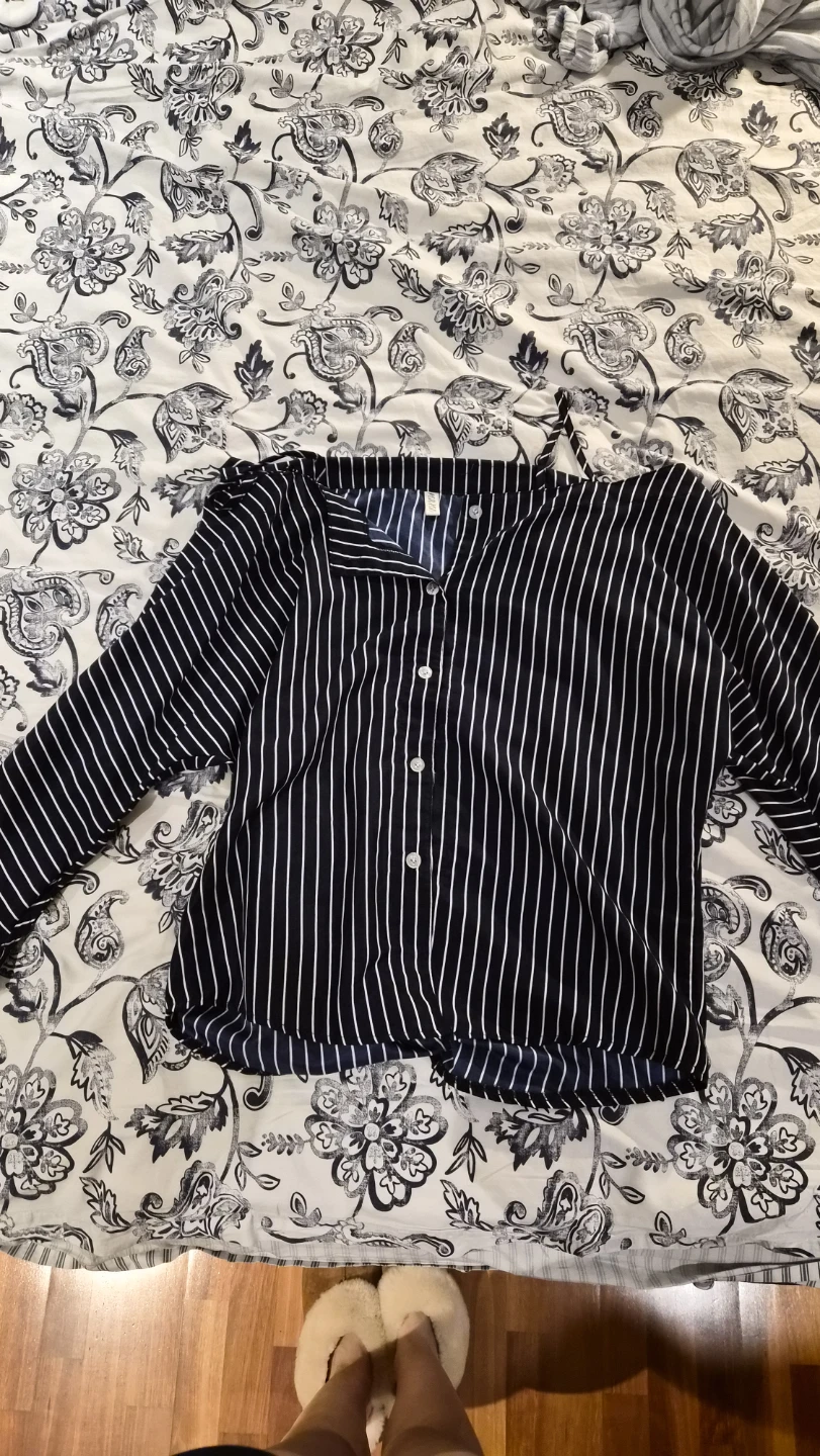 Women's Striped off shoulder Blouse