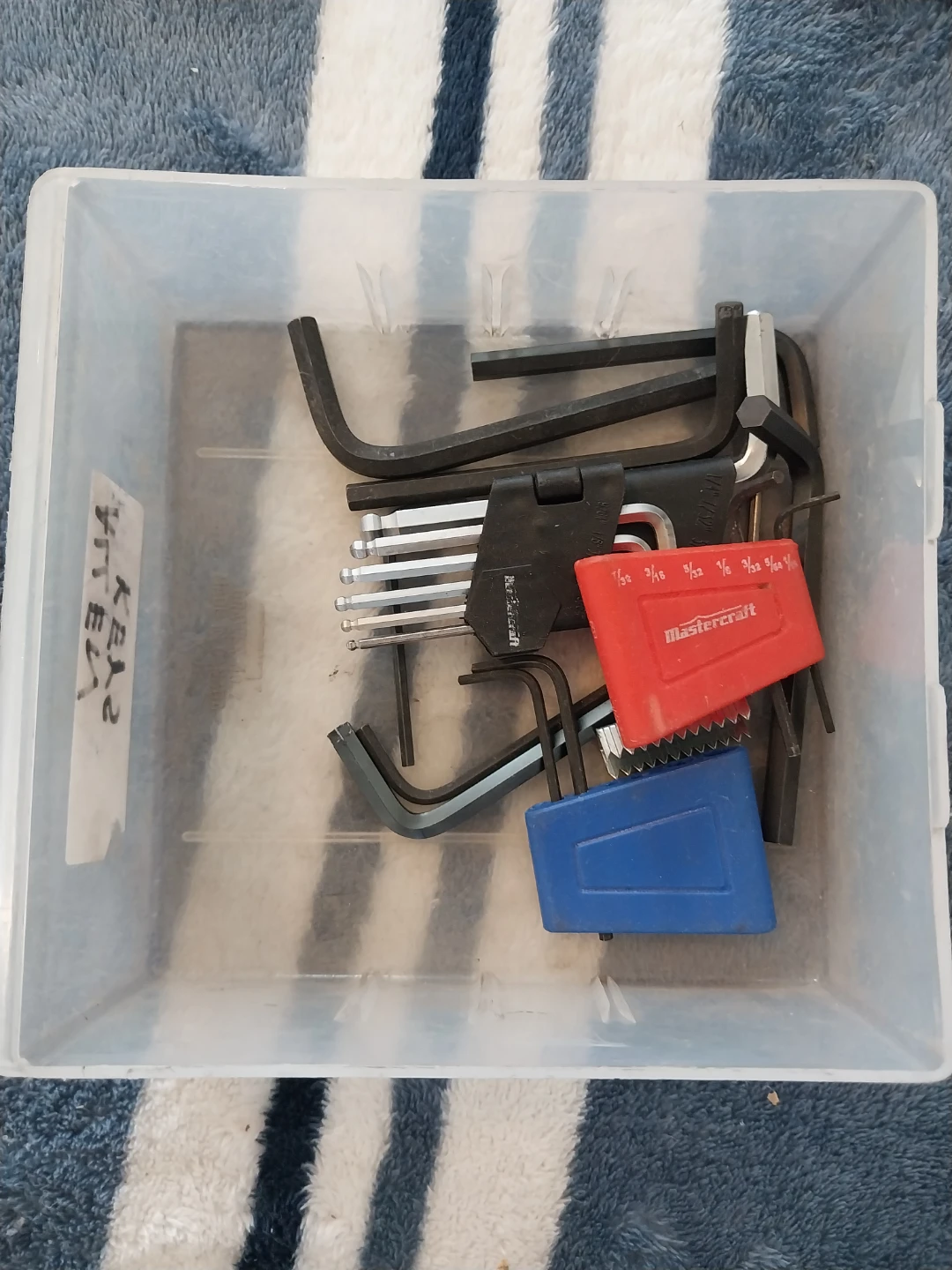 Assorted Tool Set with Screwdrivers, Wrenches, and Level