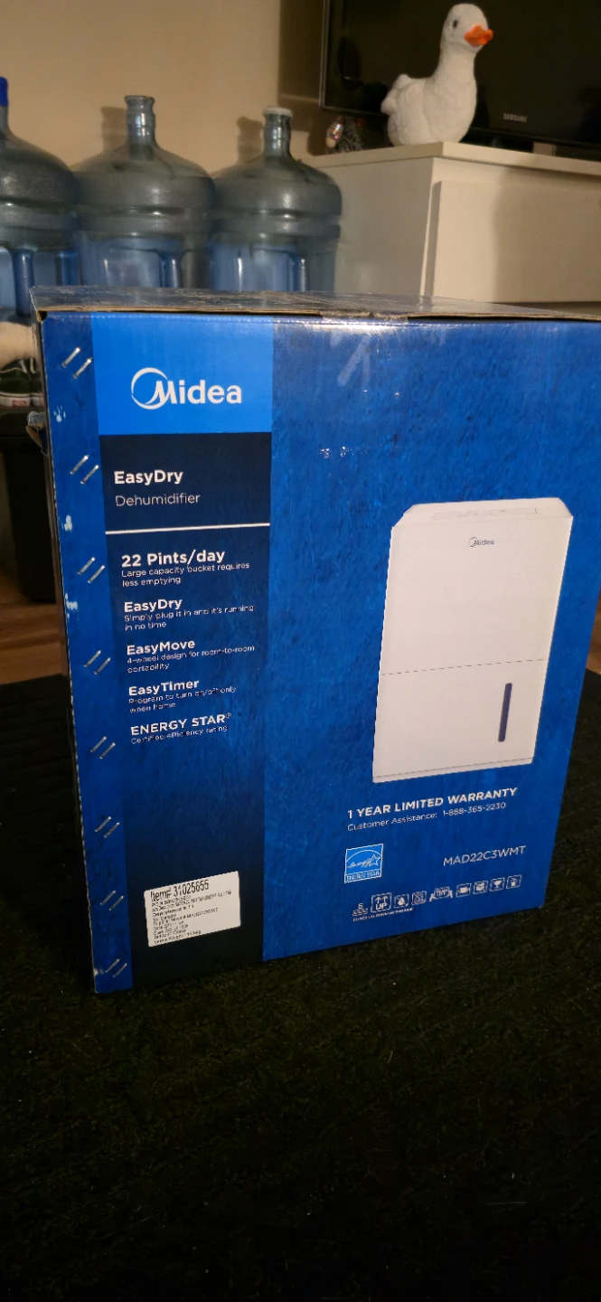 Midea EasyDry Dehumidifier 22 Pints/day