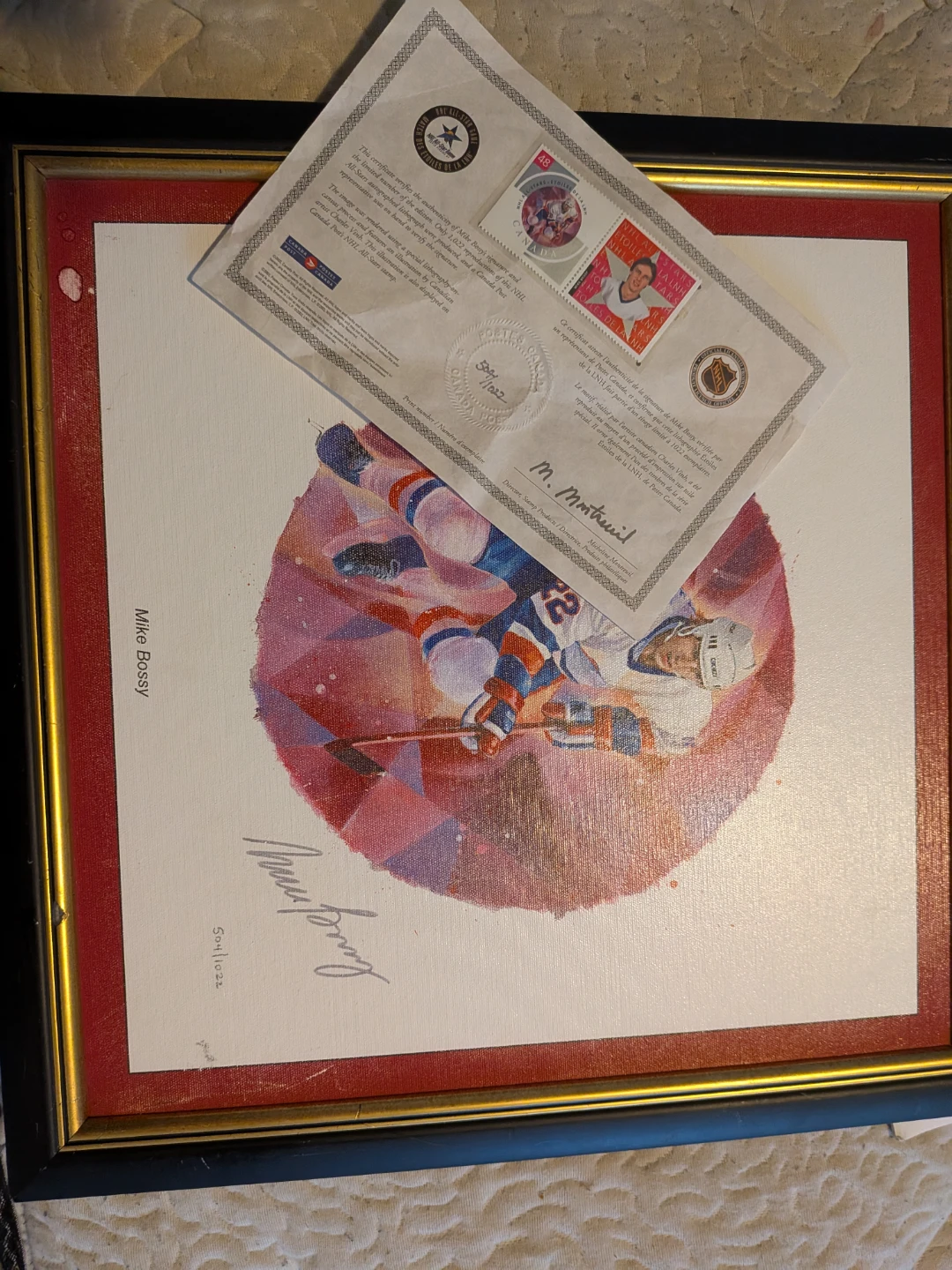 Signed Hockey Art Print - photo 4