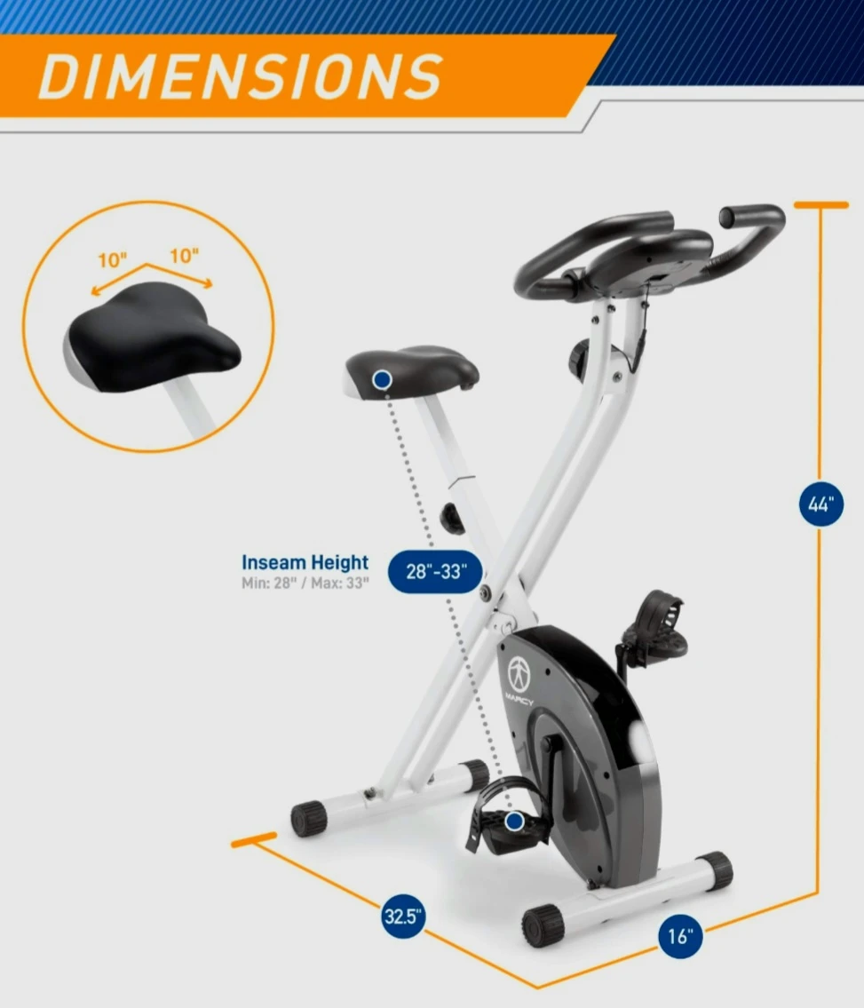 ✴️➡️Marcy NS-652 Foldable Exercise Bike - photo 5
