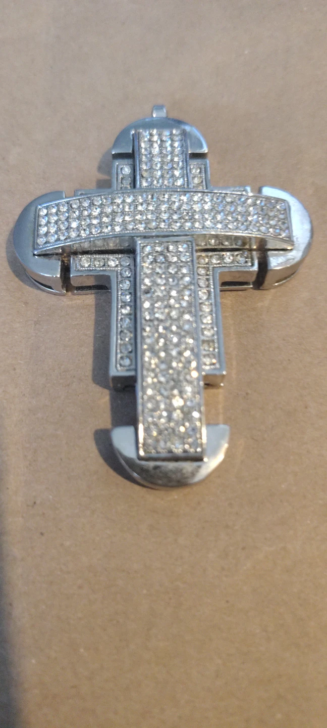 Rhinestone Cross Pendant