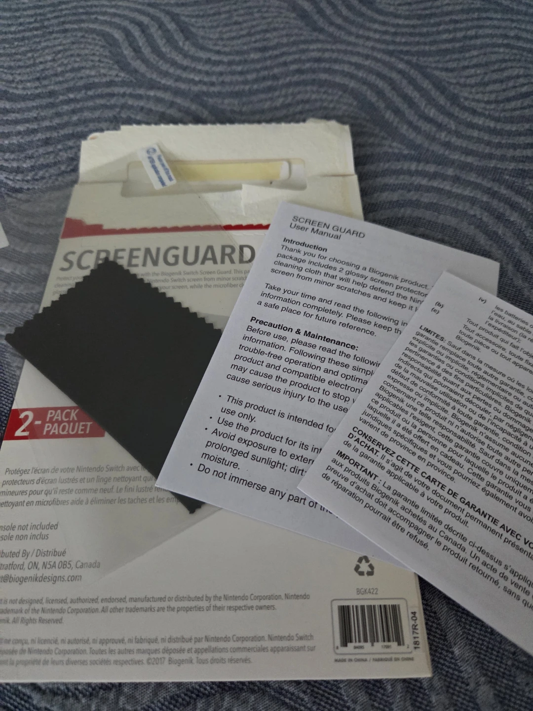 Biogenik Screen Protector for Nintendo Switch - photo 3