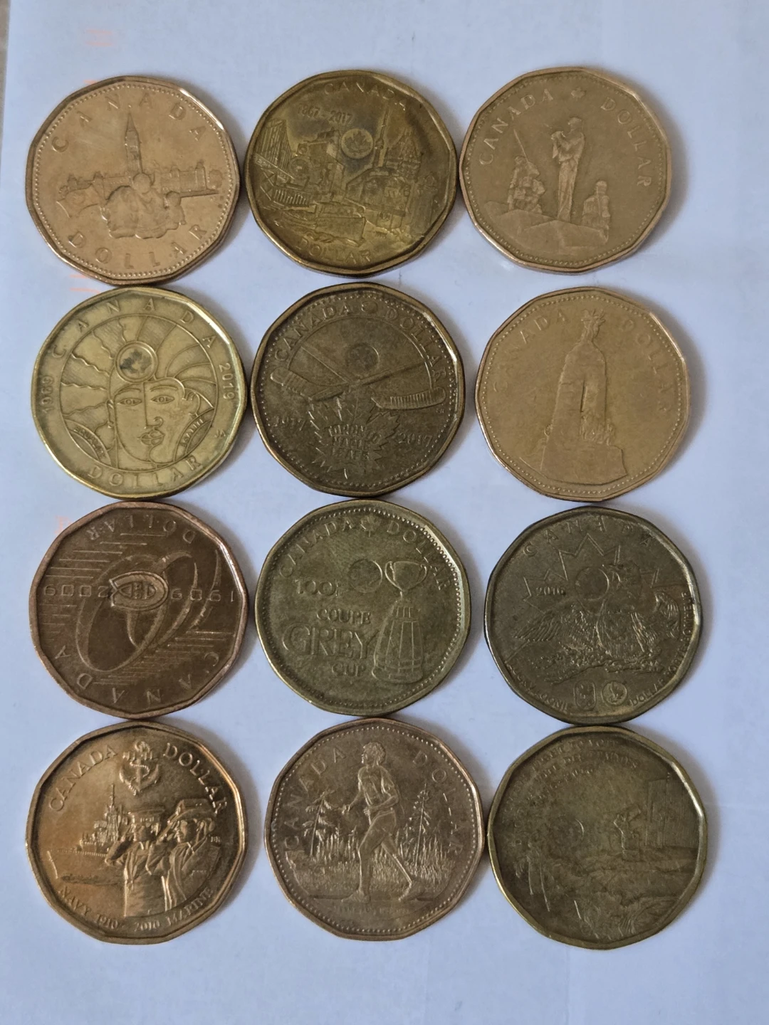 Canadian Dollar Coins Collection