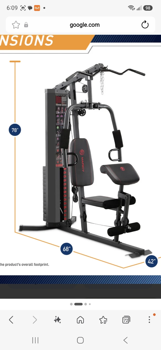 Marcy MWM-990 150lb Stack Home Gym - photo 4