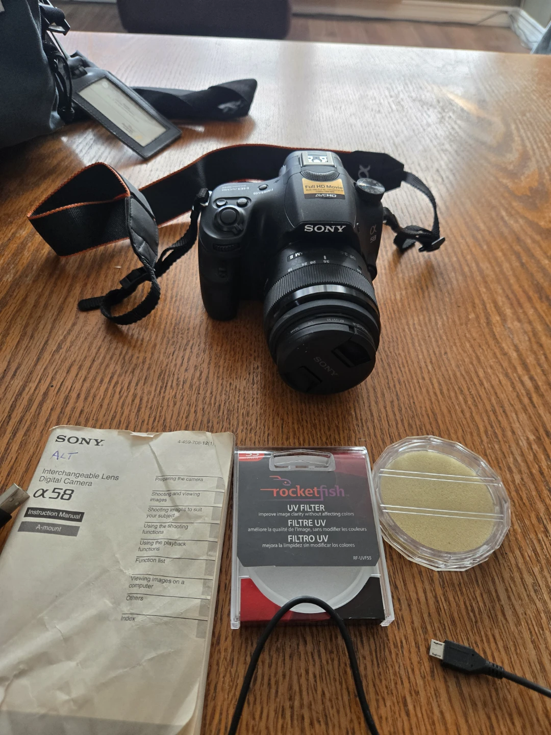Sony alpha 58 digital camera