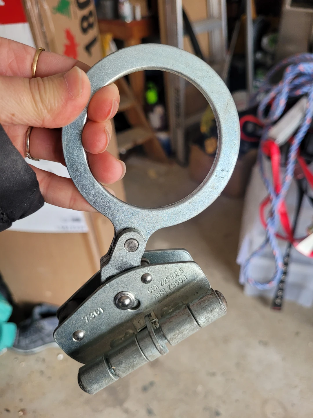 Fall Protection Rope Grab