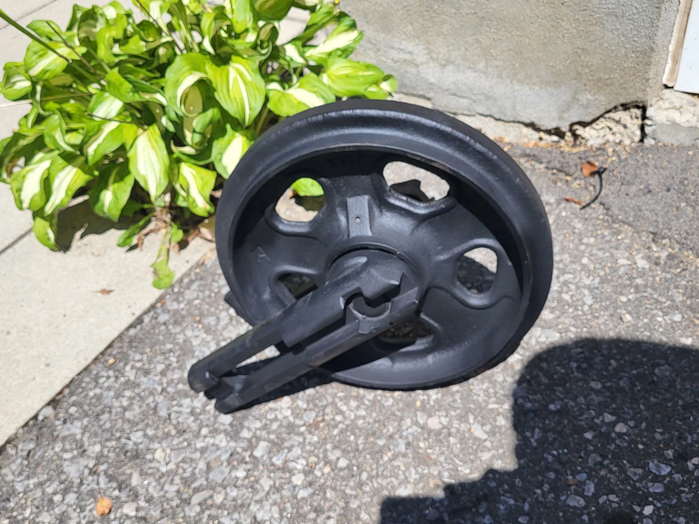 Heavy Excavator Track Wheel for Decor or Door Stop - photo 5