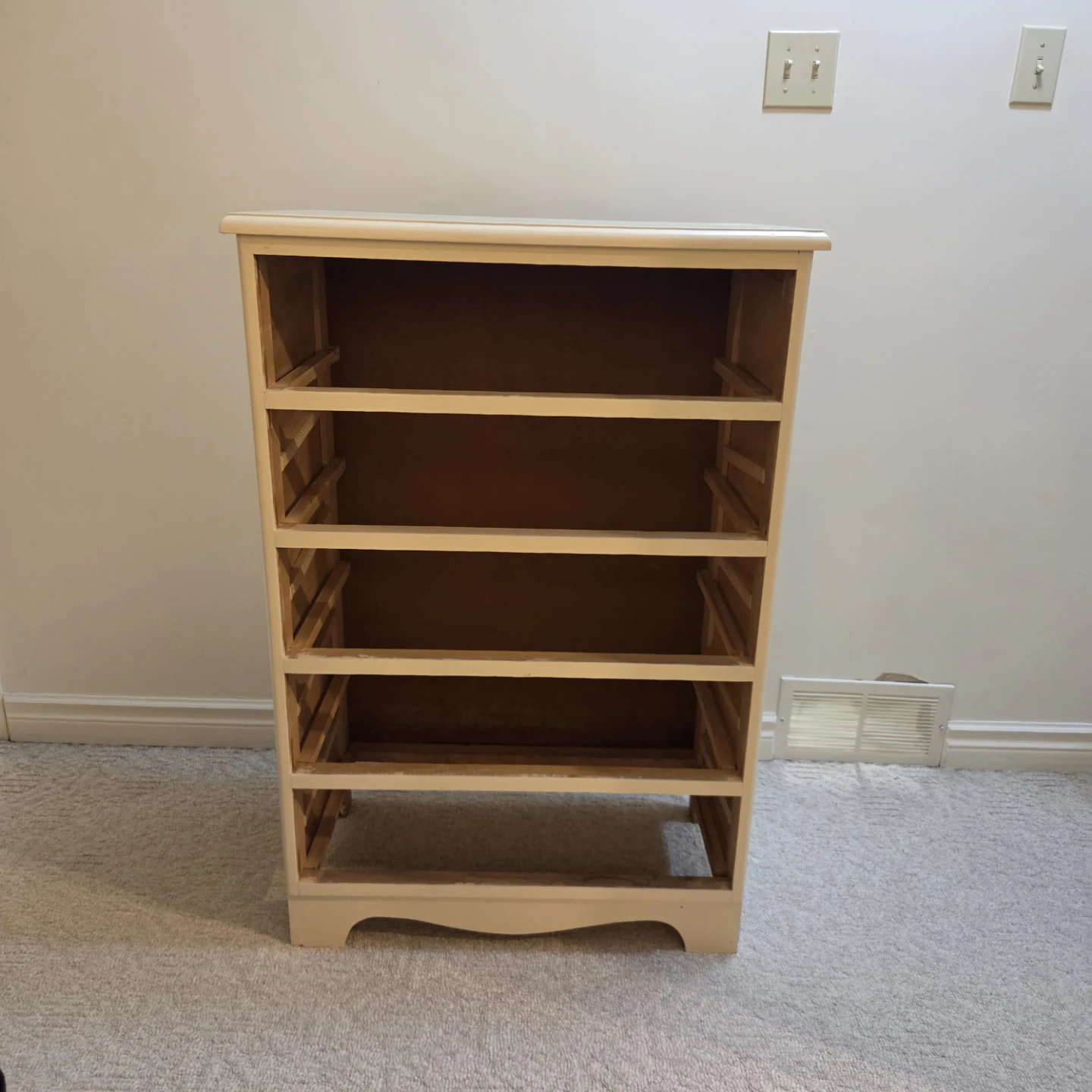 Cream 5-Drawer Dresser - photo 4