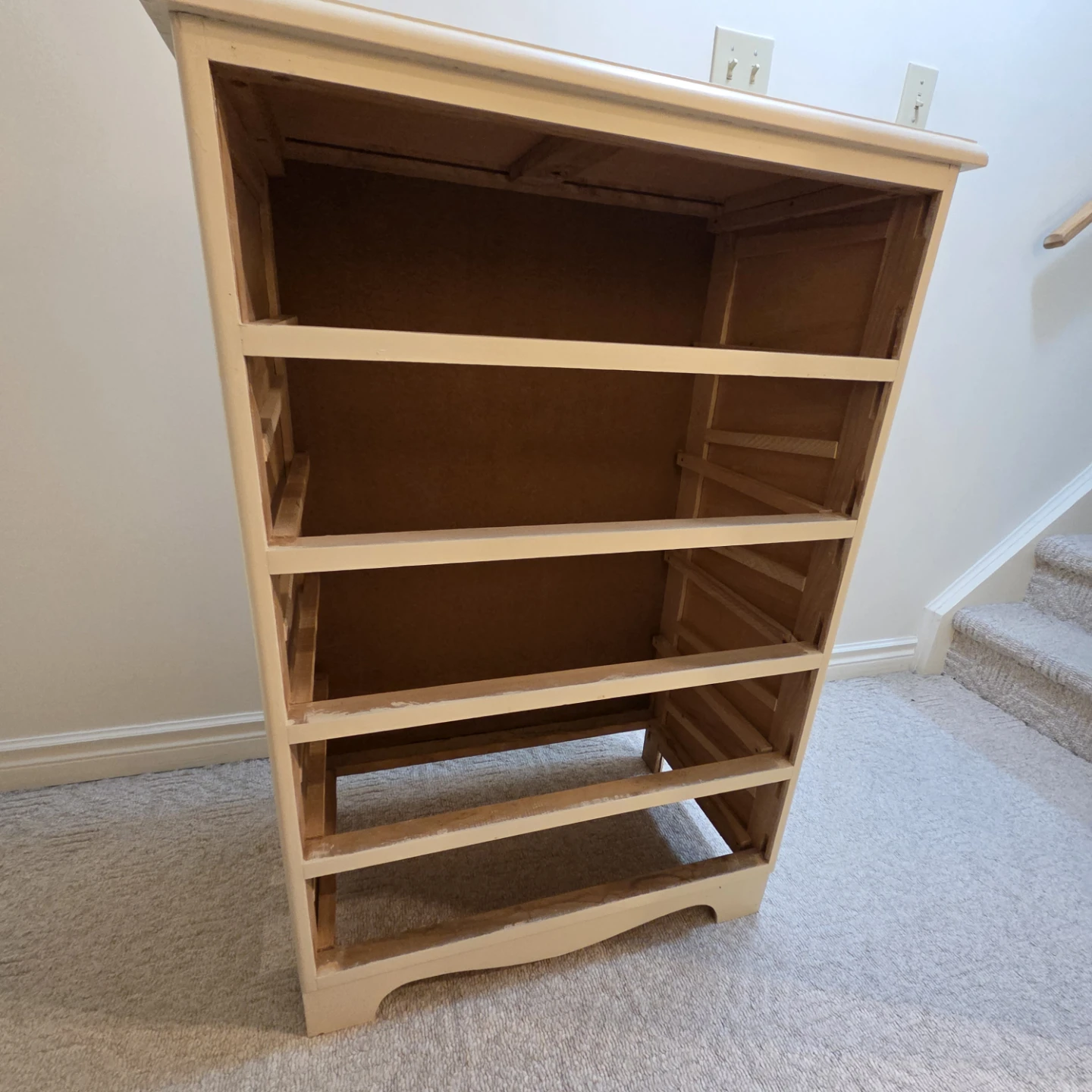 Cream 5-Drawer Dresser - photo 5