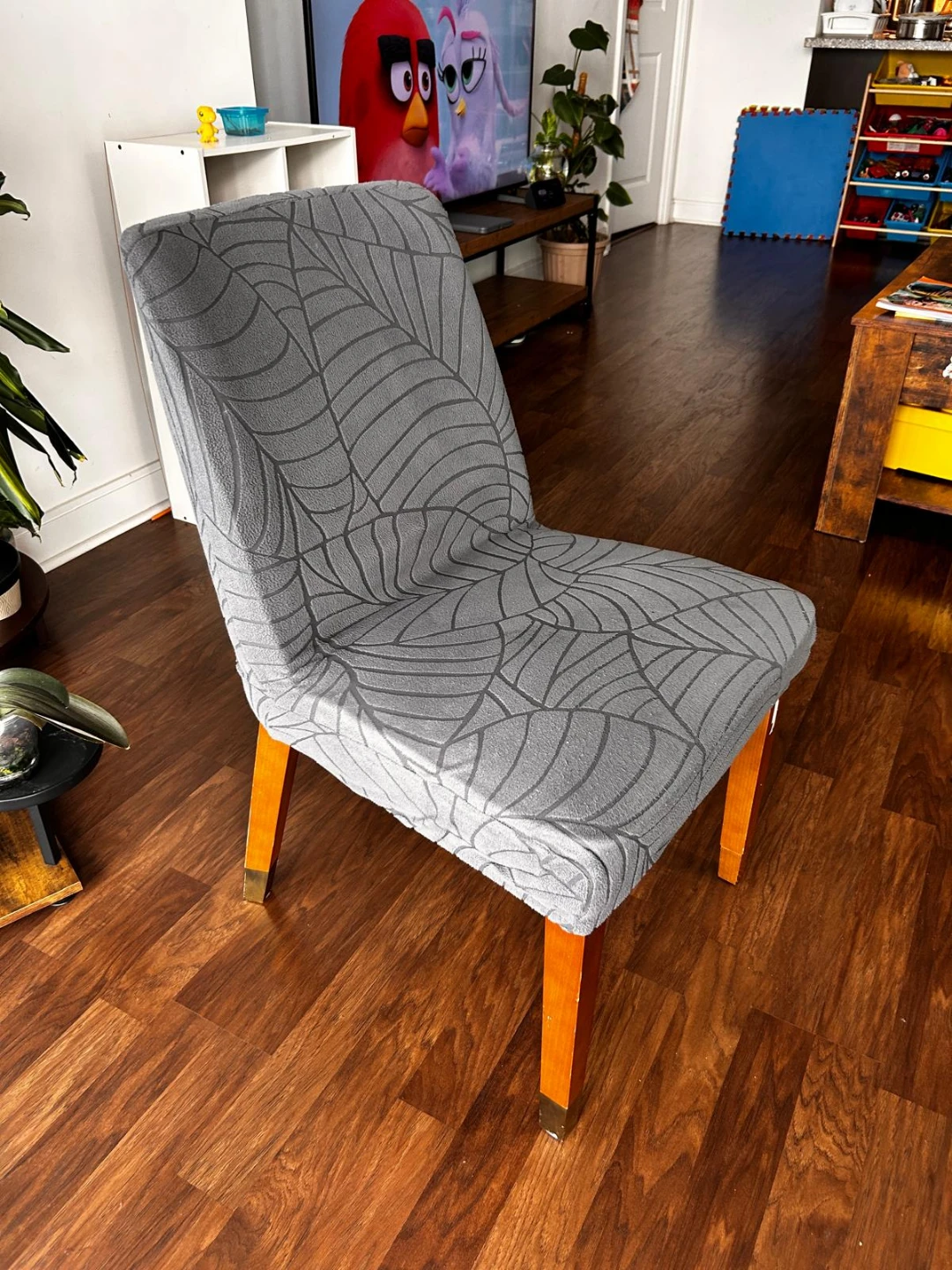 Grey Spiderweb Dining Chair