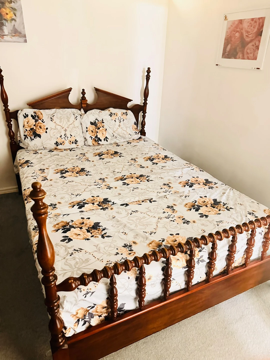 Bed and dresser