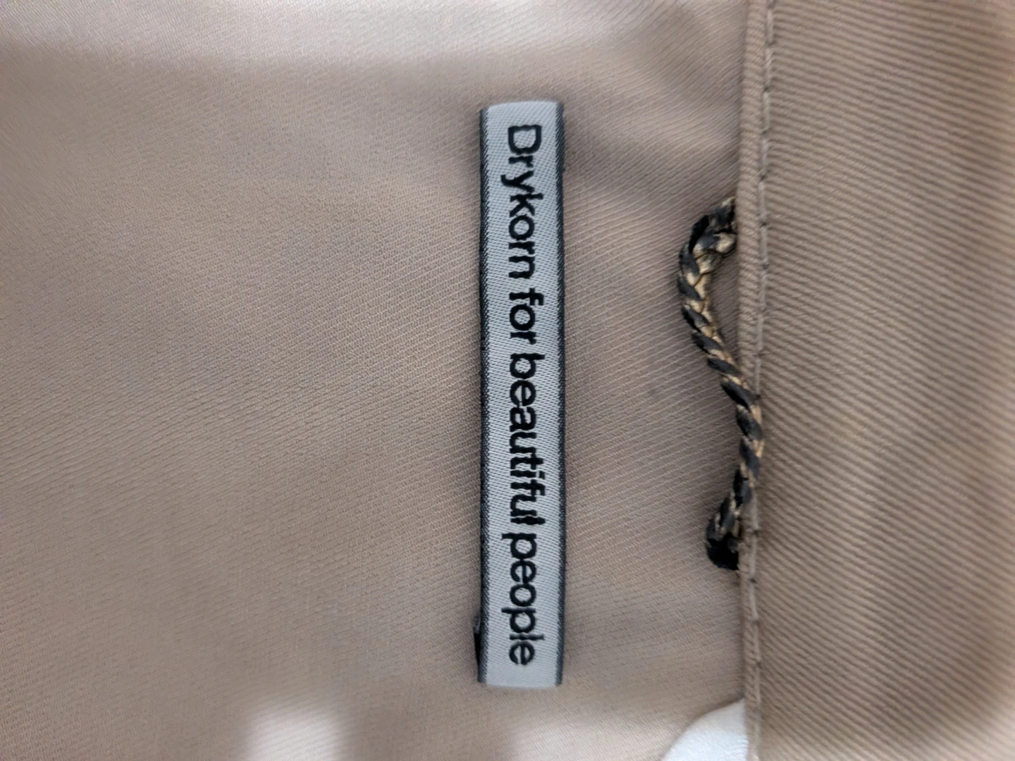 Drykorn for Beautiful People Khaki Trench Coat