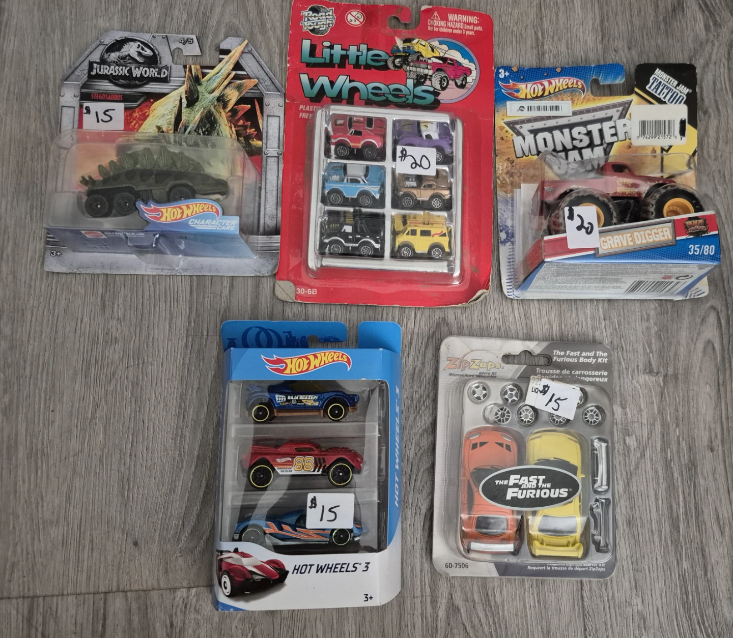 Hot Wheels Jurassic World Stegosaurus Car & more