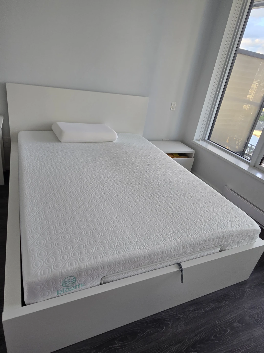 Queen Bed Frame + Mattress + Coffee Table – Moving Sale
