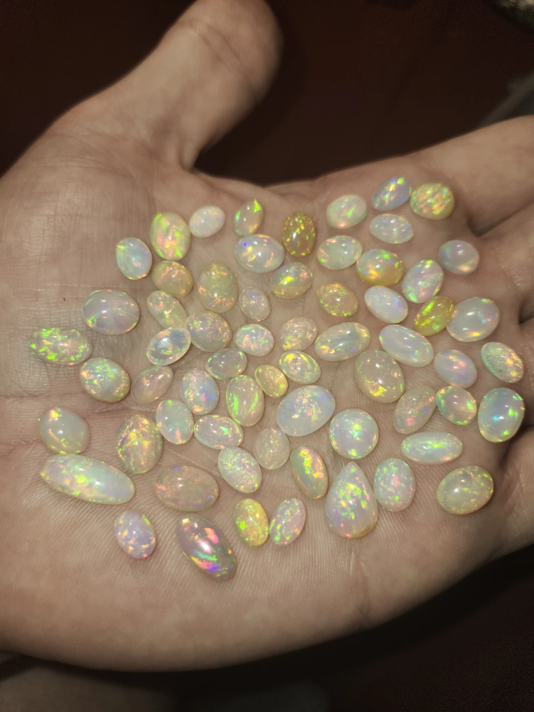 Natural Ethiopian opal gemstones - photo 4