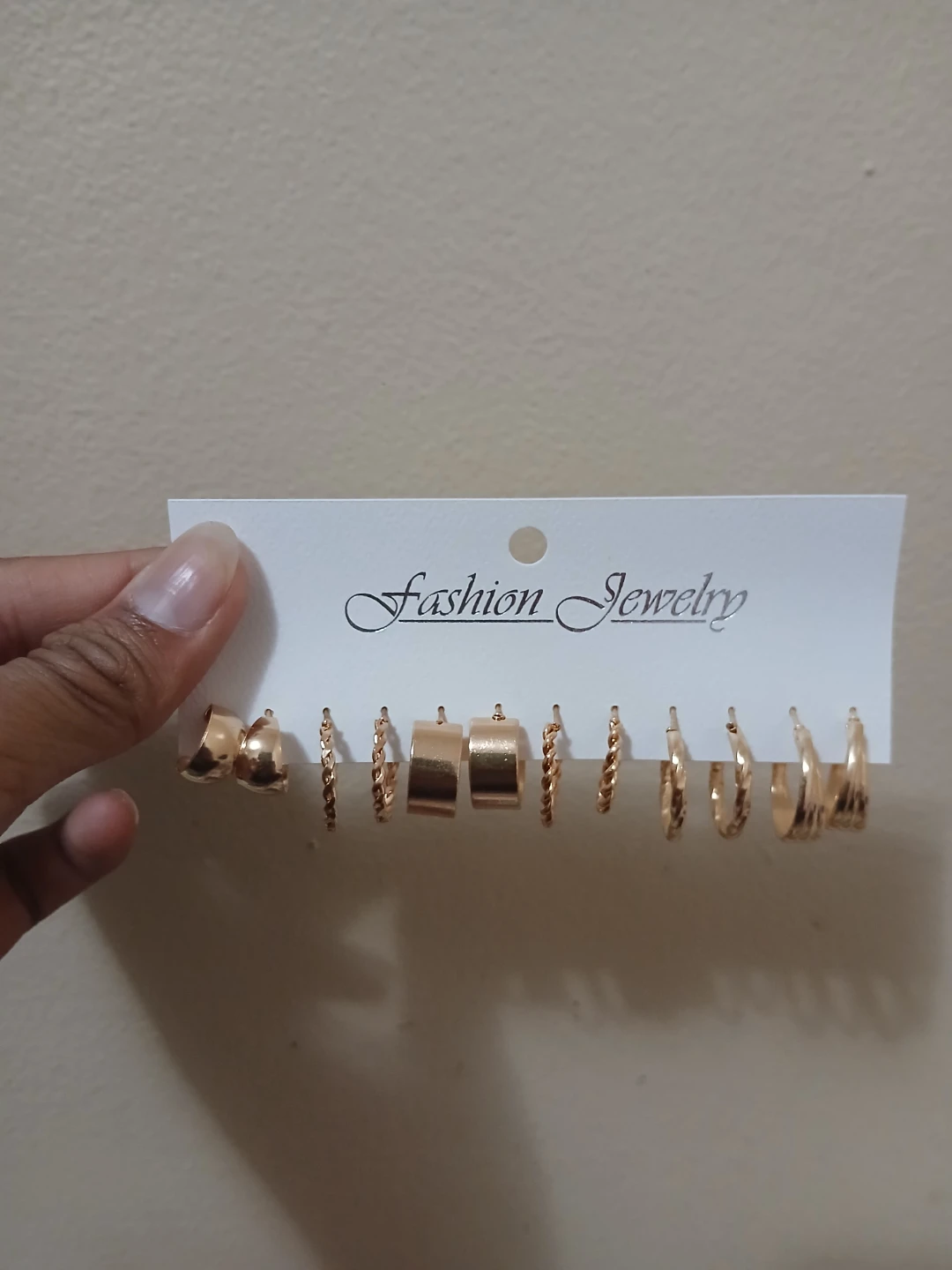 Fashion Jewelry Hoop Earrings Set