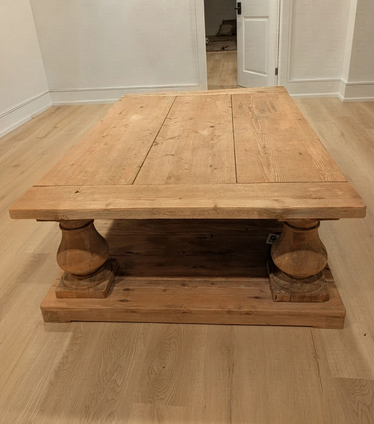 RESTORATION HARDWARE Balustrade Salvaged Wood Coffee Table - photo 3