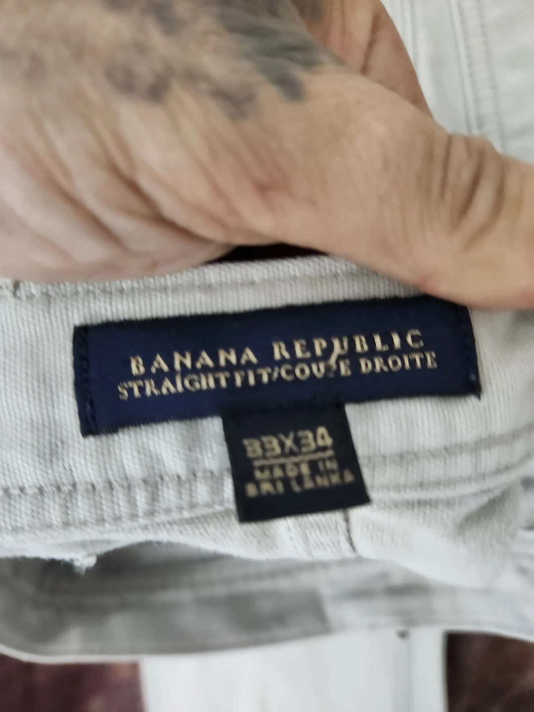 Banana Republic Straight Fit Pants - Size 33x34 - photo 3