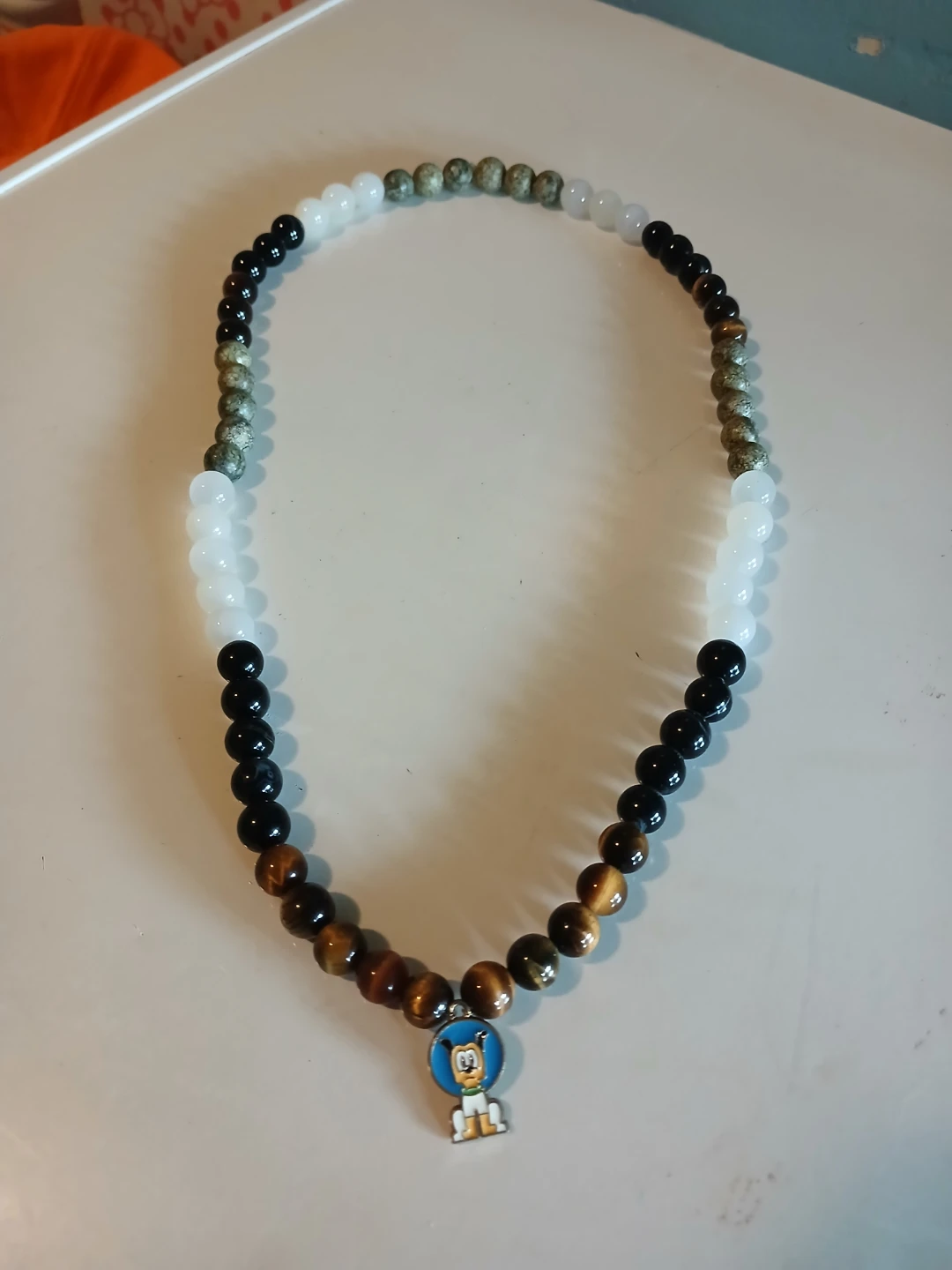 Handmade Disney Goofy bead necklace