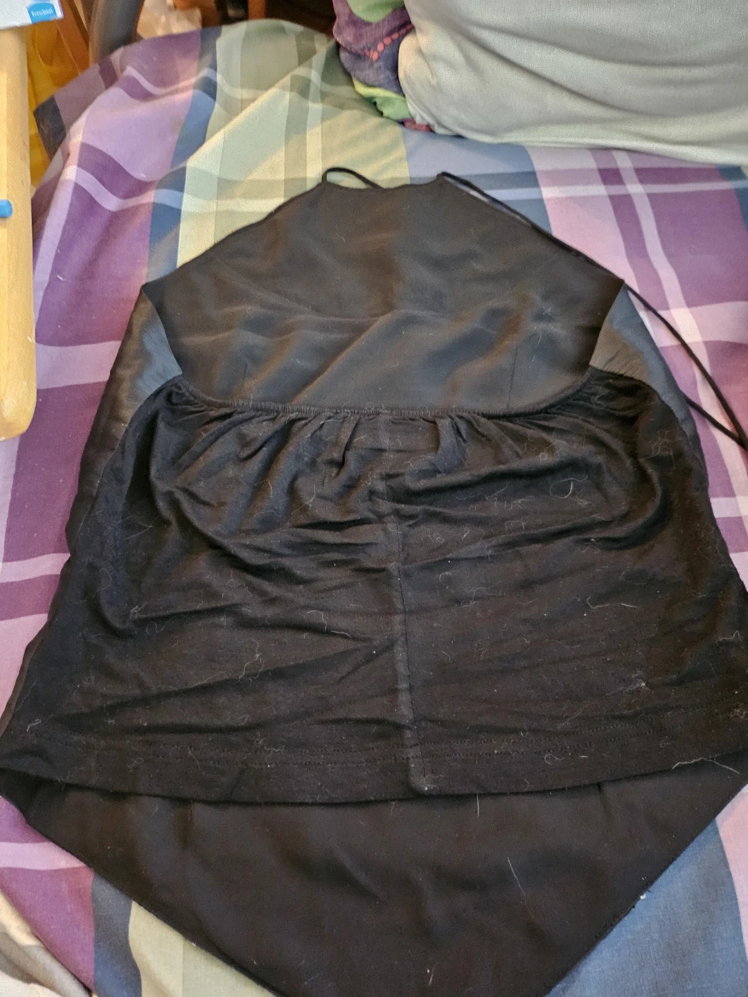 Not worn Black Embroidered Halter Top - photo 2
