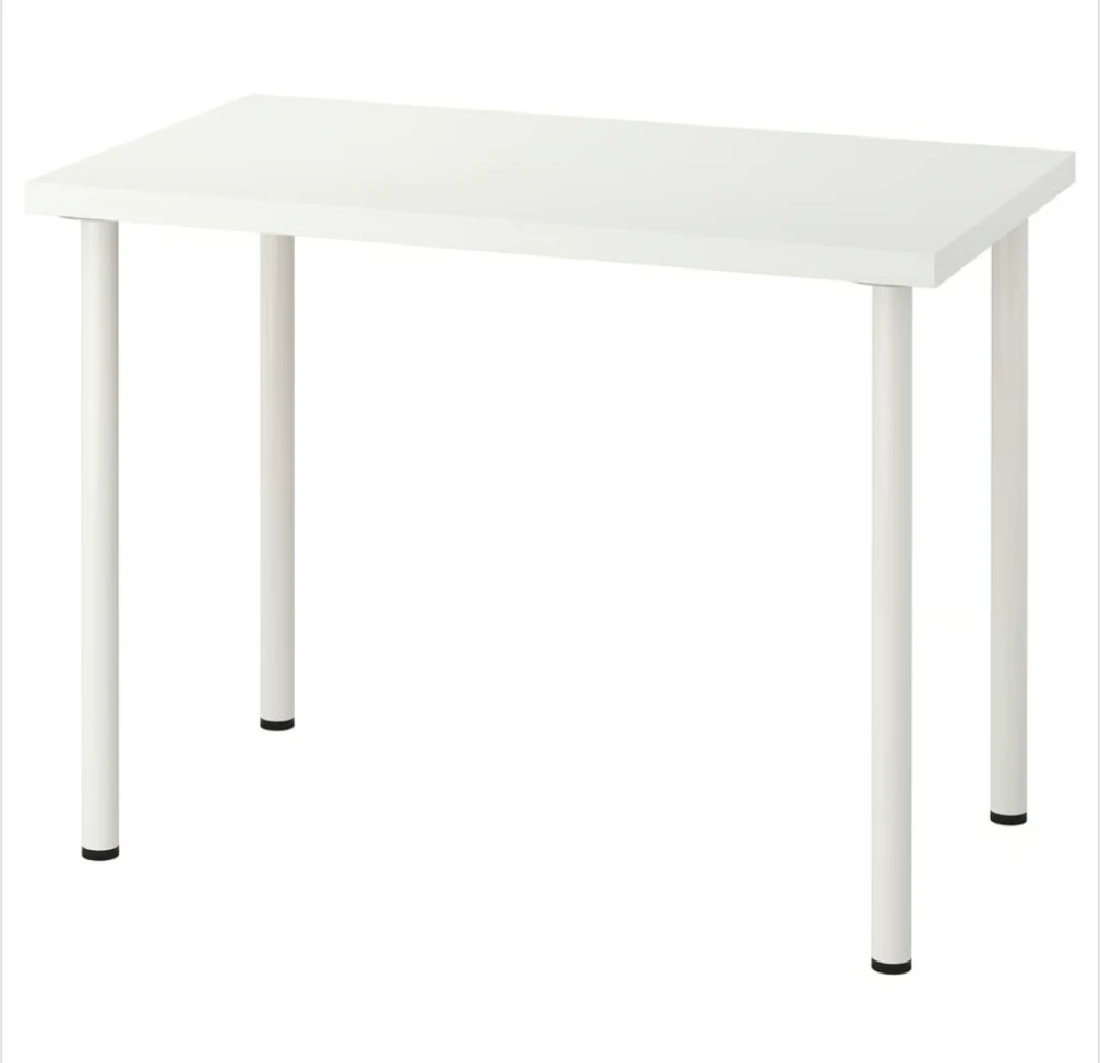 White IKEA Desk
