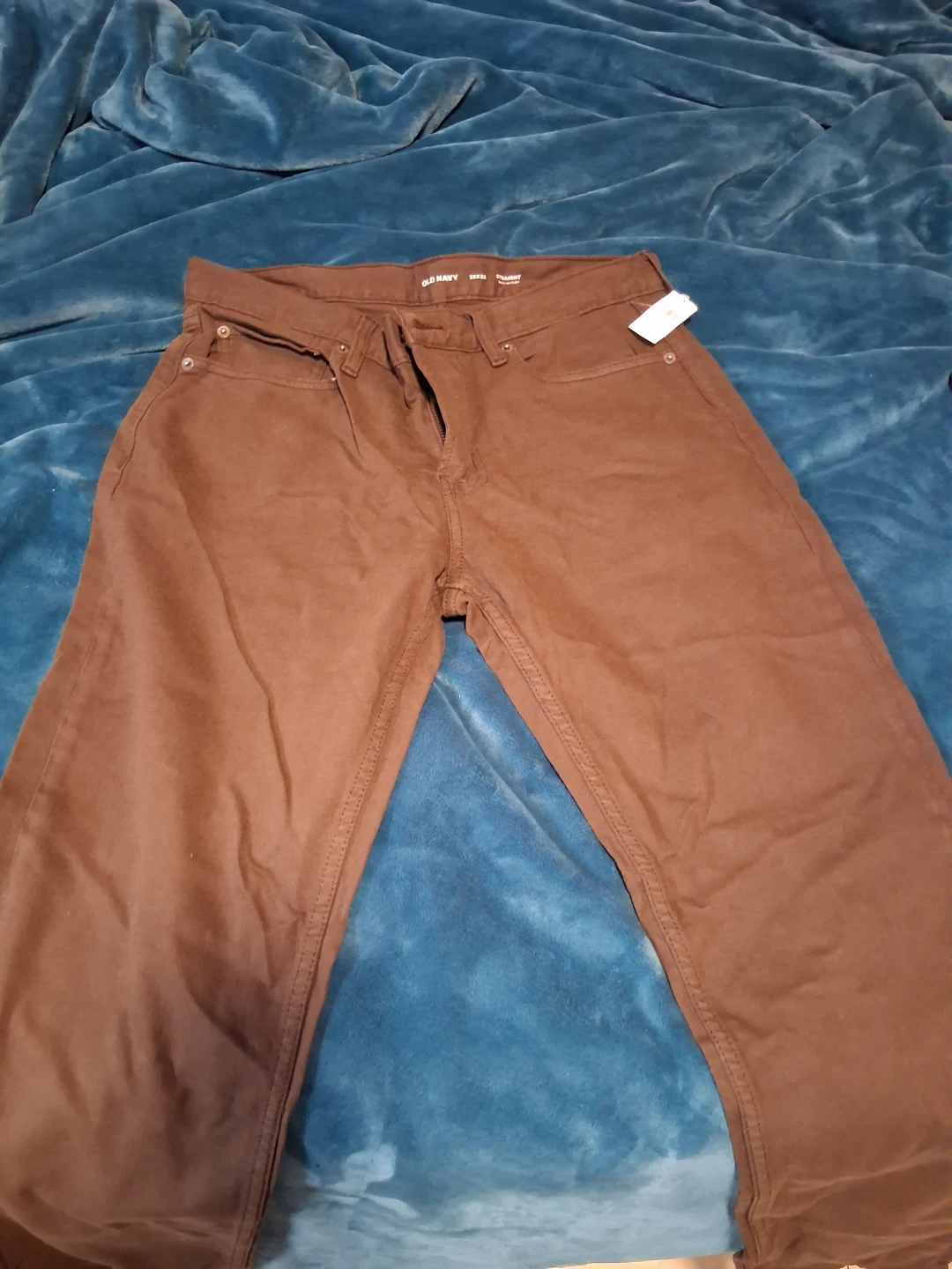 Old Navy Straight Built-In Flex Pants 33x32
