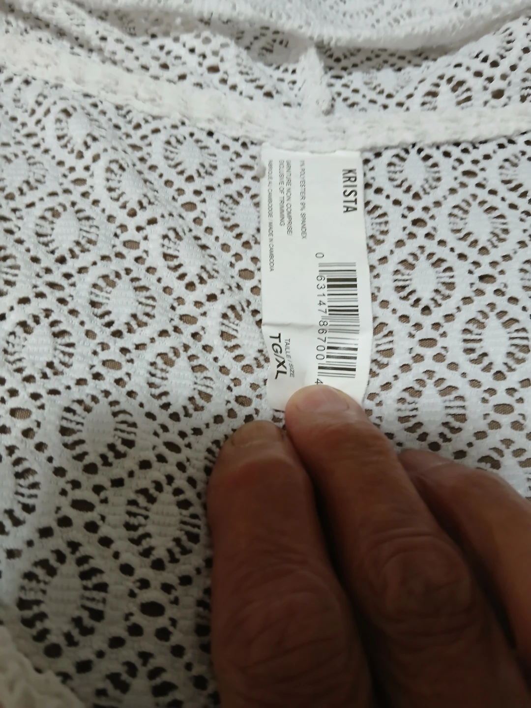 White KRISTA Lace Zip-Up Hoodie Cover-Up - photo 5