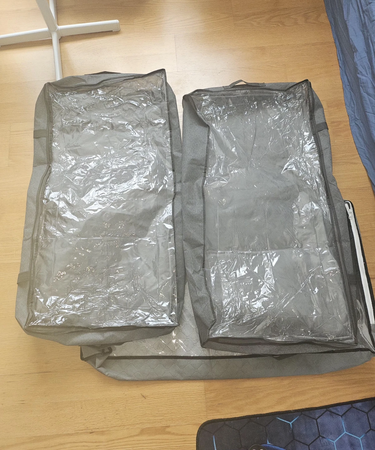 Set of 3 Storage Bags with Clear Windows - photo 2