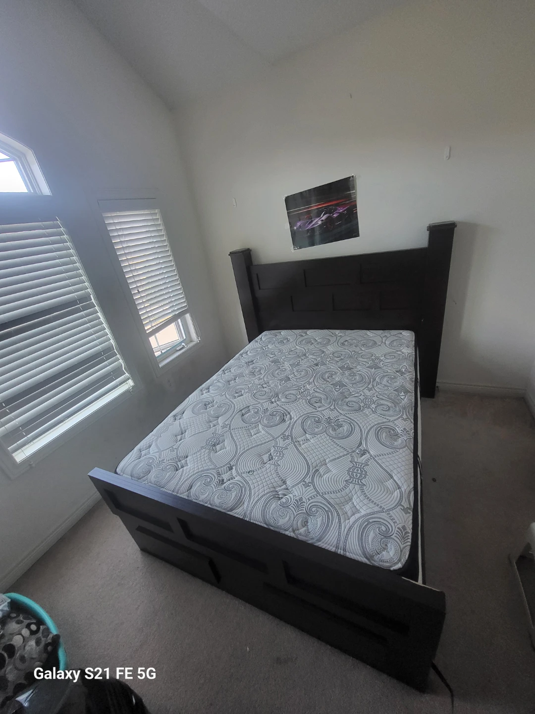Bed frame mattress and base boxes