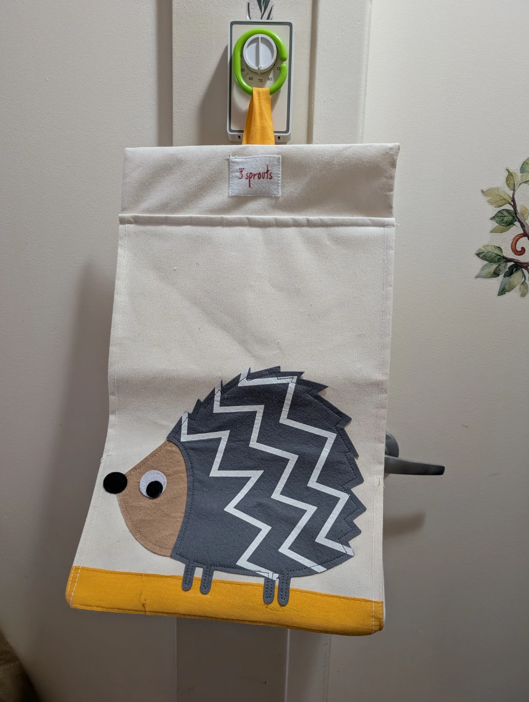 3 Sprouts Hedgehog Hanging Storage Organizer