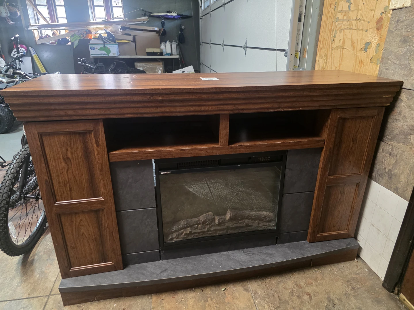 Electric Fireplace Entertainment Center