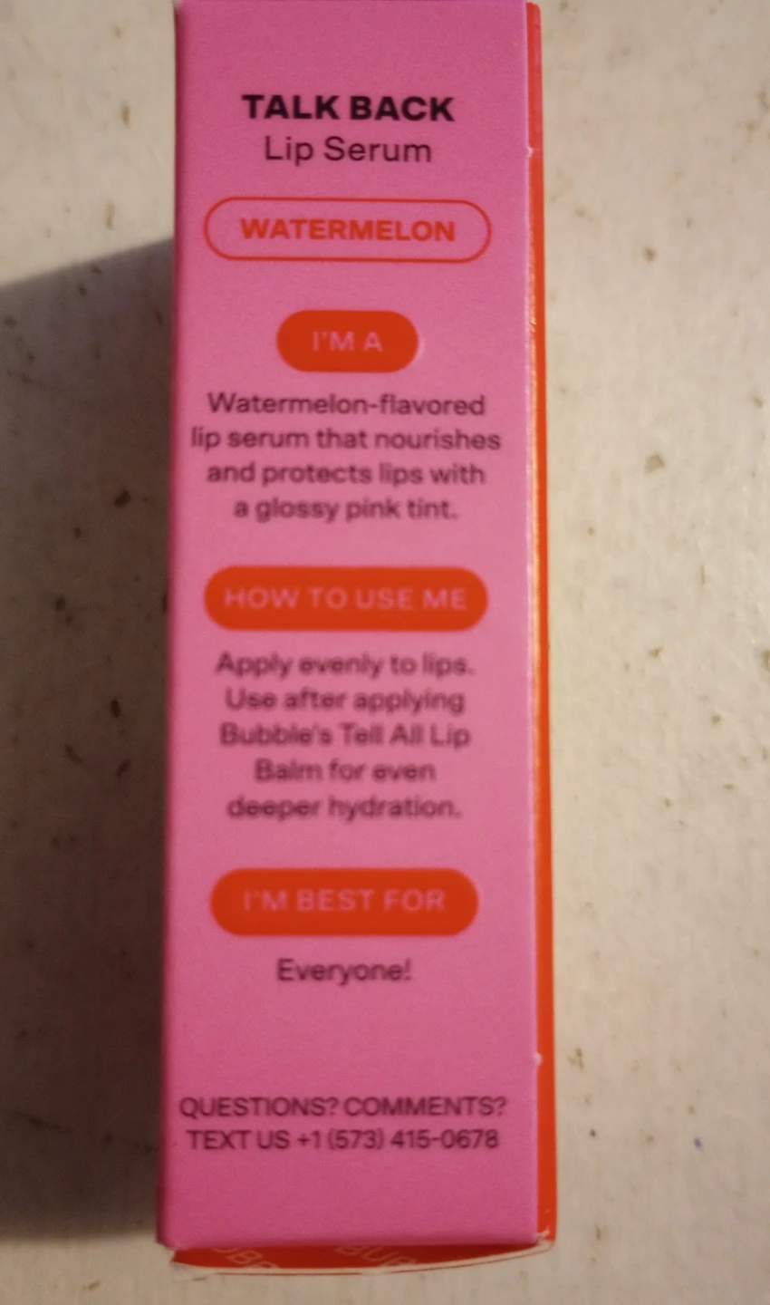 BUBBLE Talk Back Lip Serum - 3 for $20 - photo 3