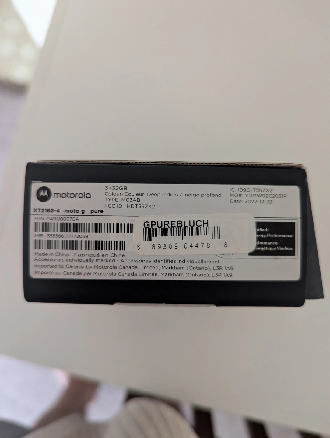Motorola Moto G Pure XT2163-4 Deep Indigo Smartphone - photo 2