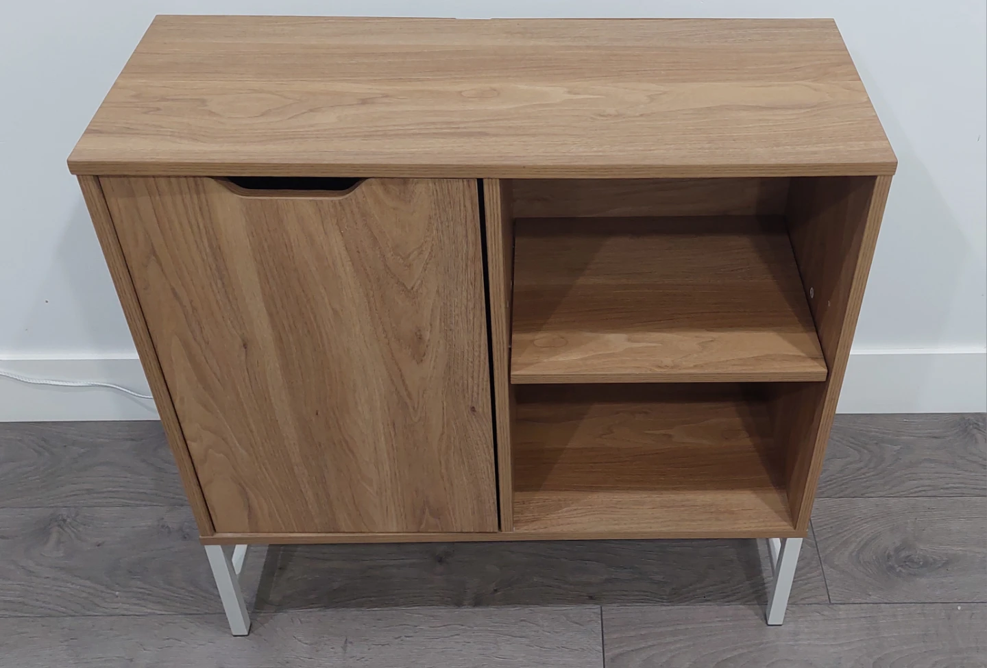 Wooden Cabinet with White Legs - photo 2