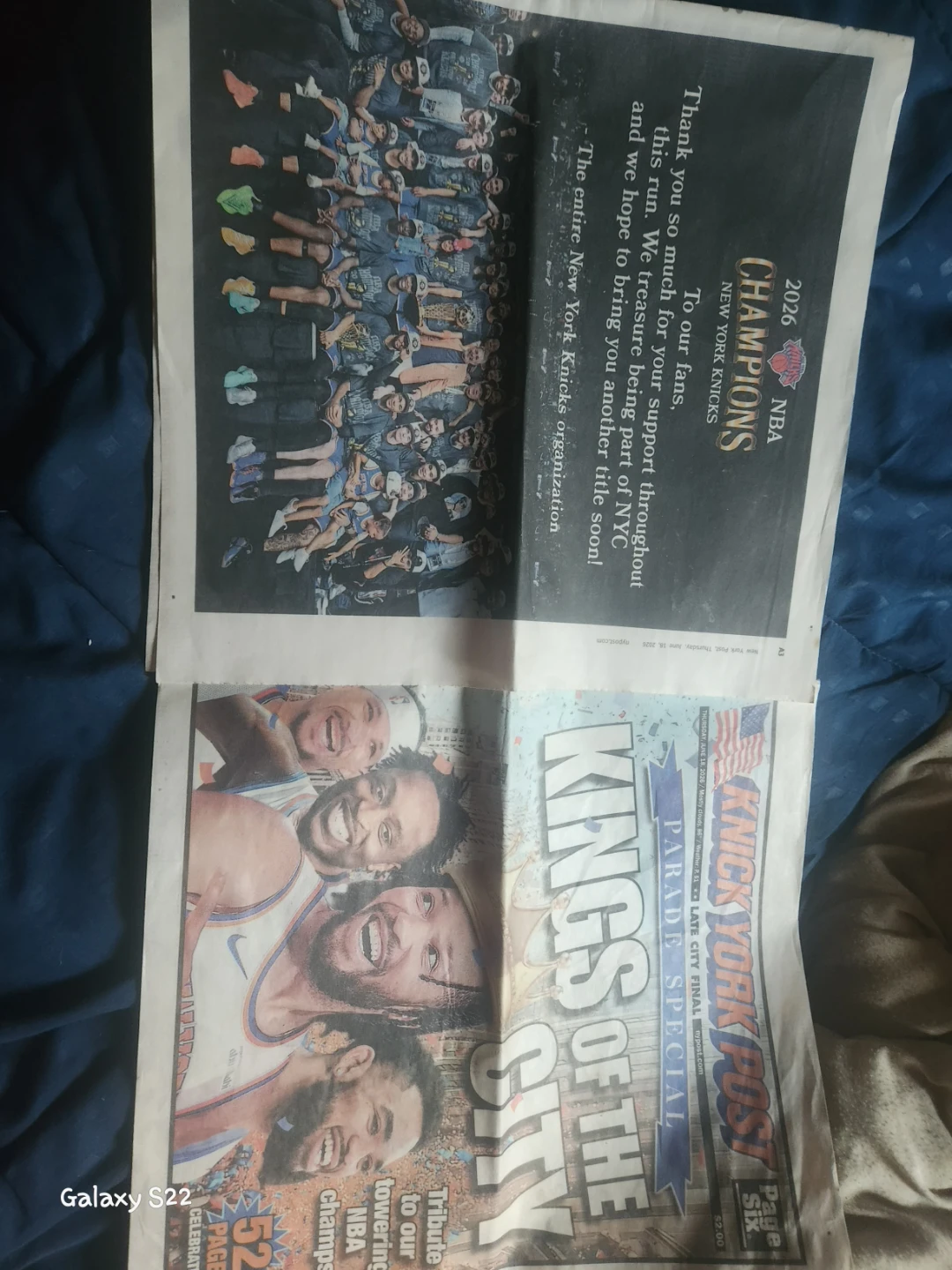 New York Post Kings of the City NBA Championship Parade Special - photo 2