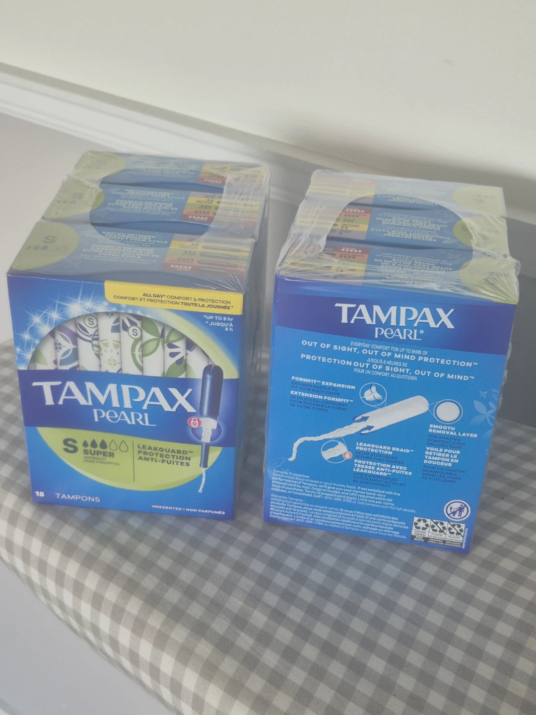 Tampax Pearl Super Absorbency Tampons (Unscented)