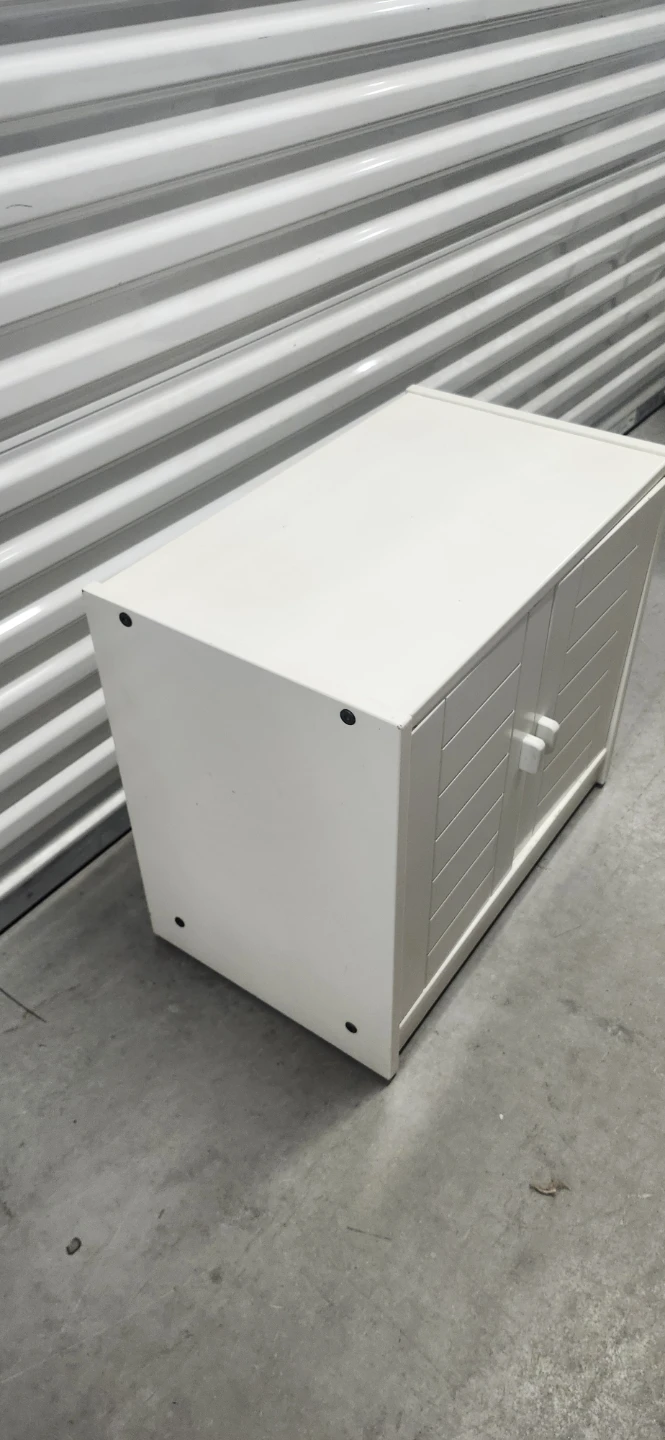White cabinet with two doors - photo 3