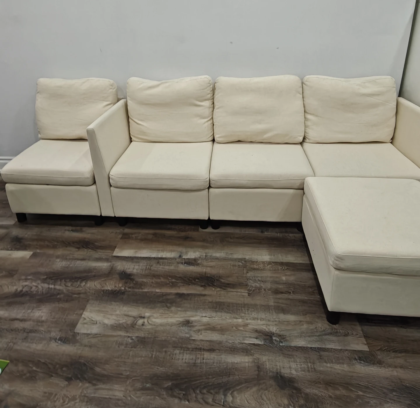 VEVOR Modular Sectional Sofa with Hidden Storage - Beige