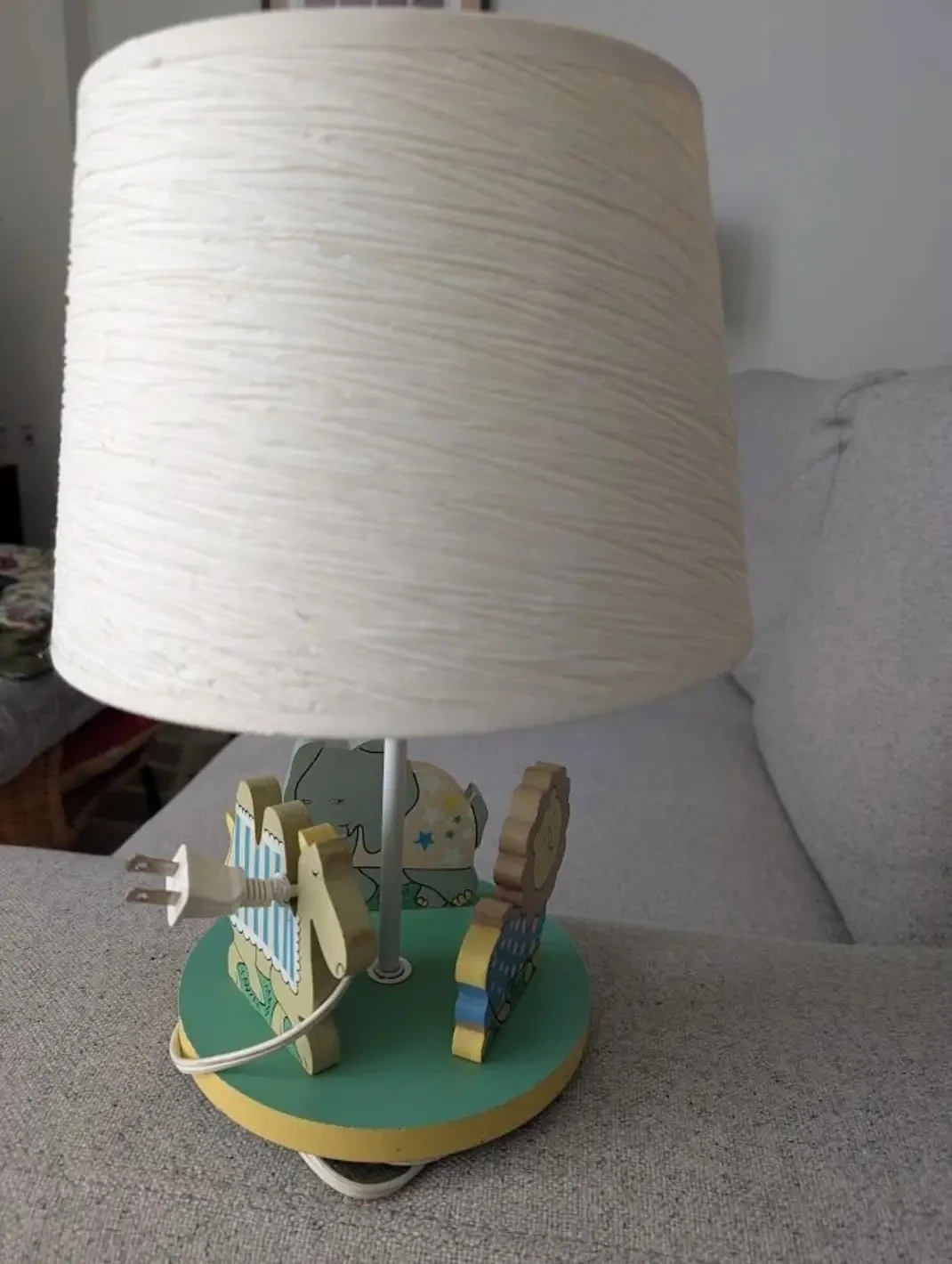 Children's Carousel Lamp without Bulb