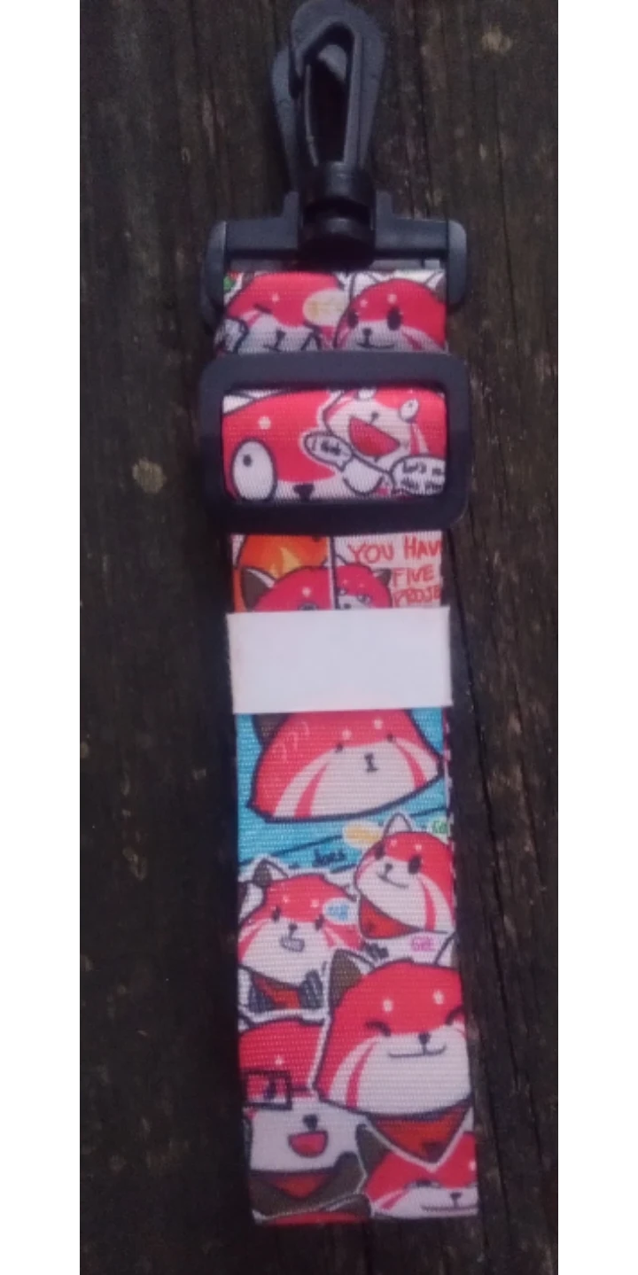 Red Panda Cartoon Lanyard