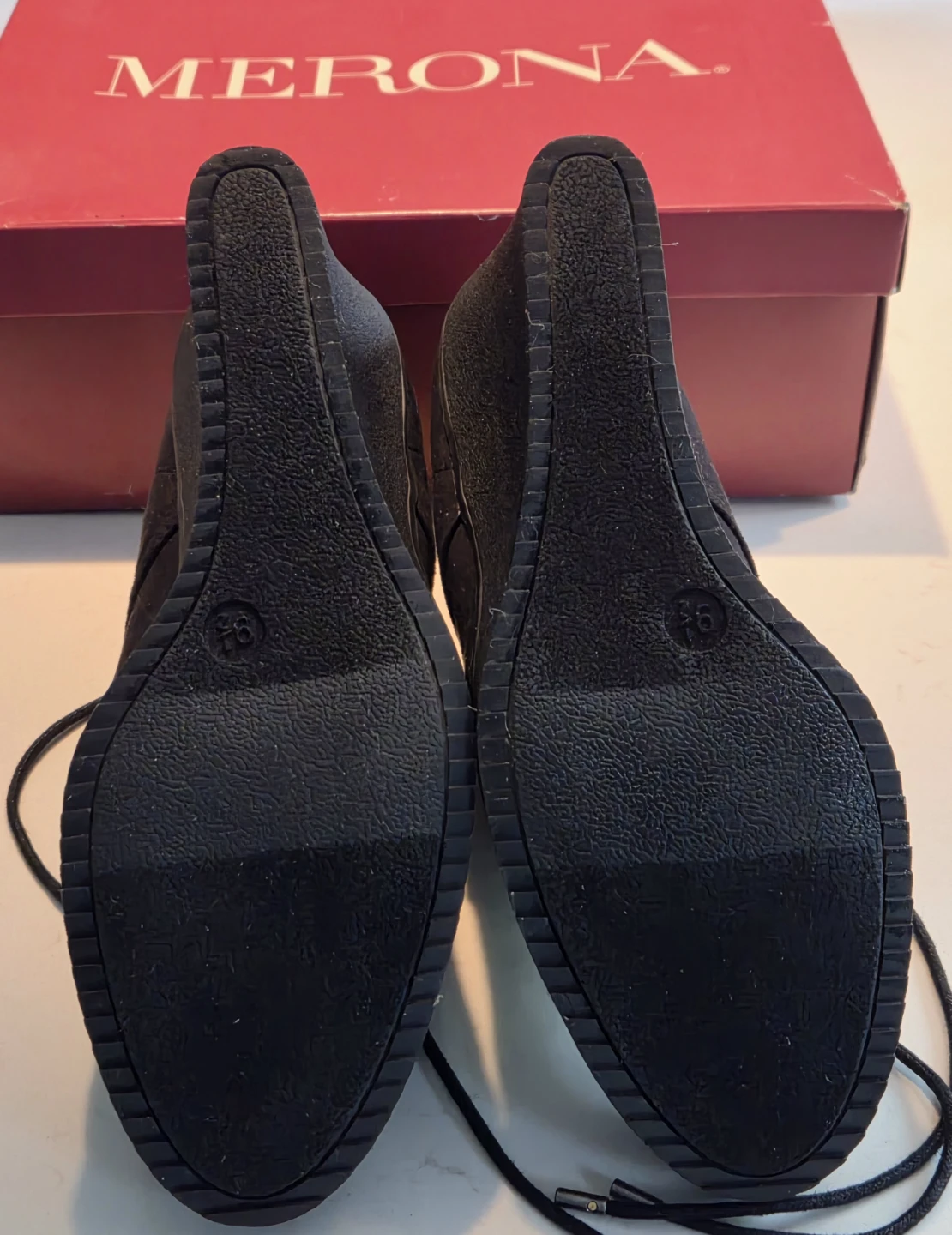 Women's Black Wedge Boots , Size 9.5 NEW - photo 4