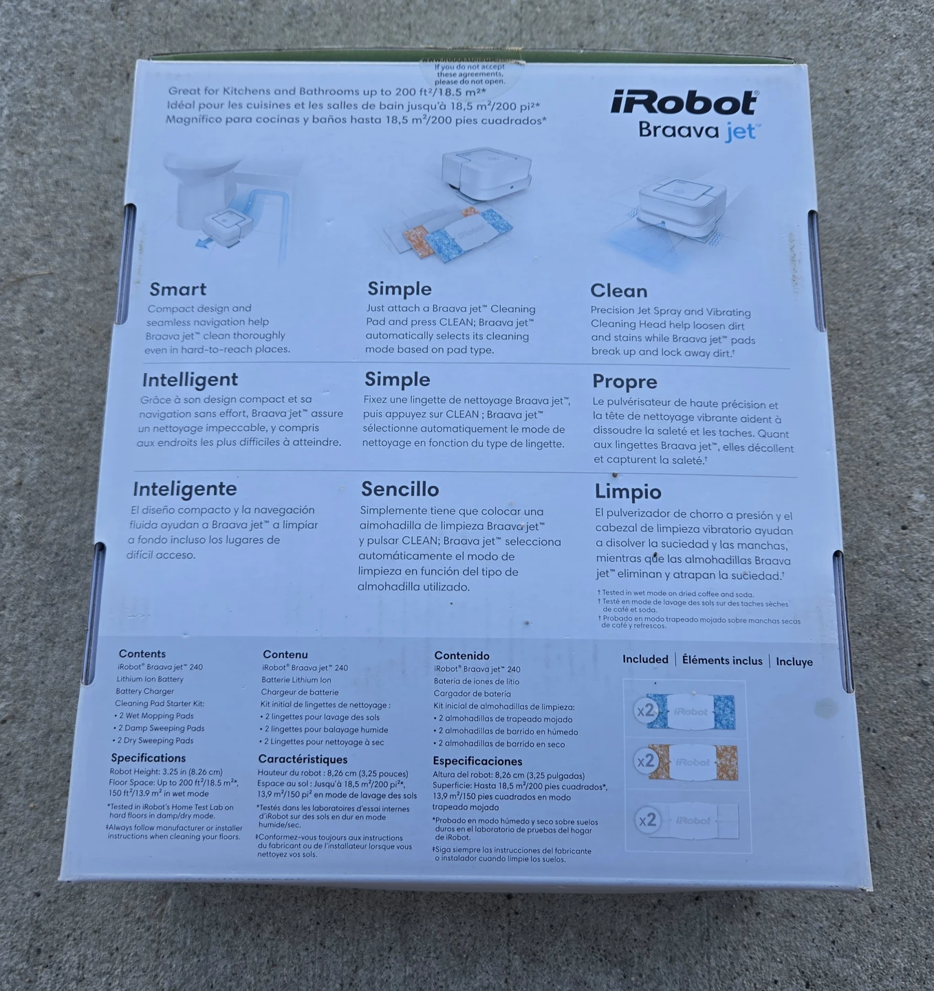 iRobot Braava Jet 240 Mopping Robot - photo 2