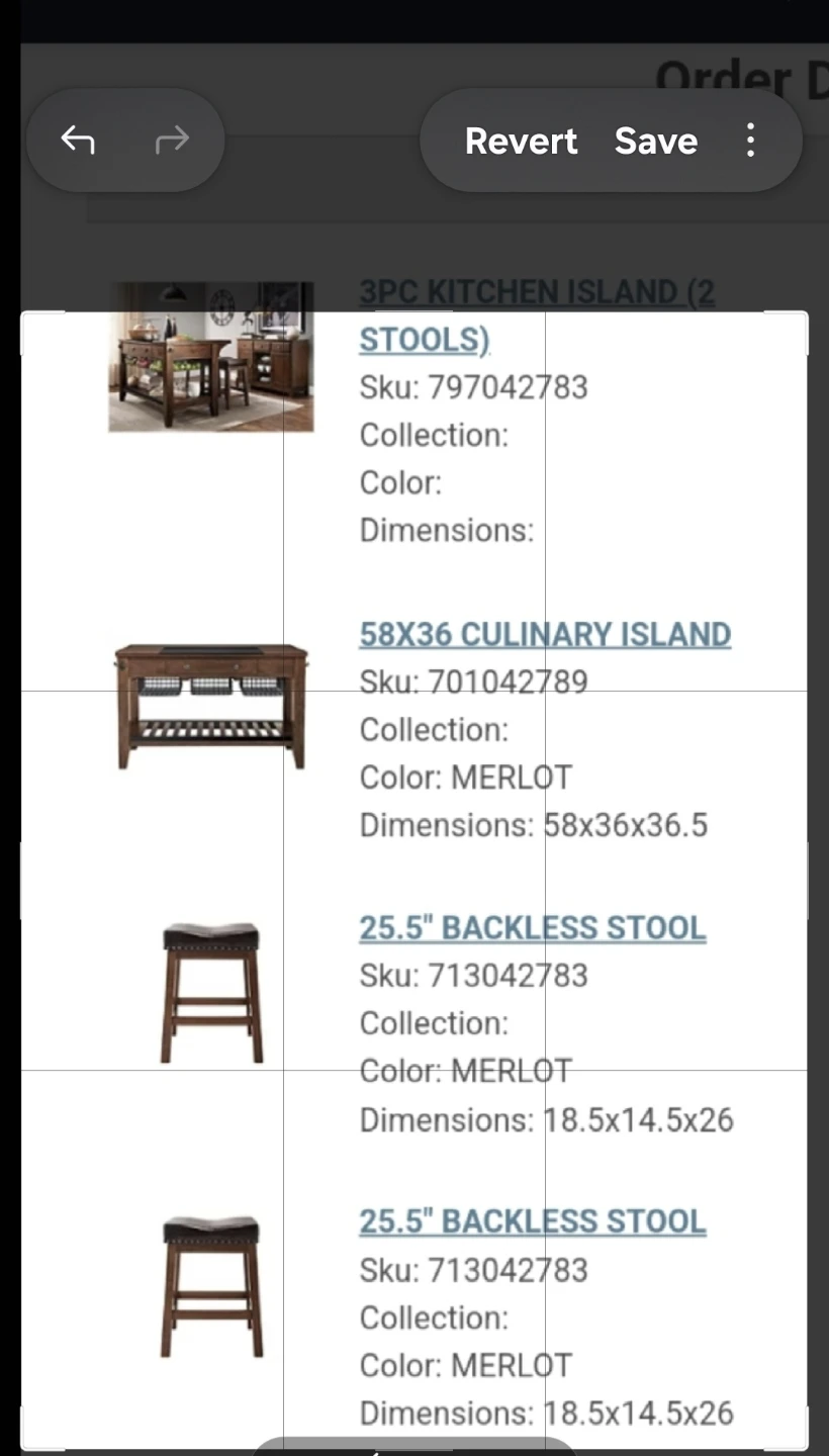 3pc Kitchen Island Set with 2 Stools - photo 2